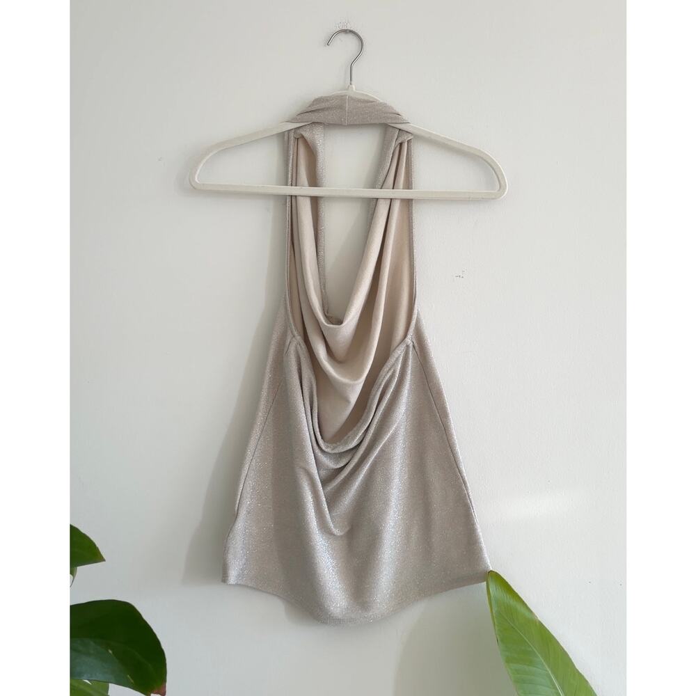 Glittery Express Halter Top - image 2